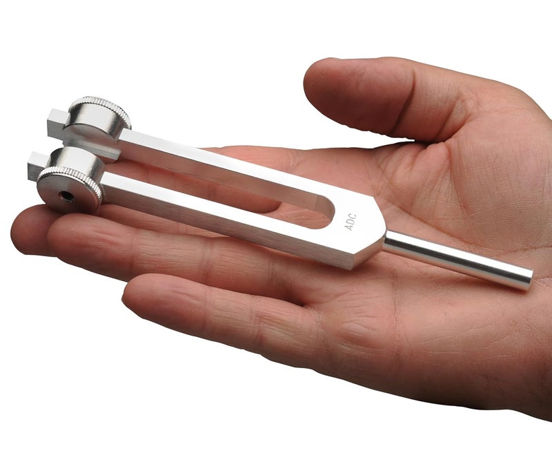 ADC-AD500 256 Hz Medical-Grade Tuning Fork with Fixed Weights - Non-Magnetic Aluminum Alloy - Image 2